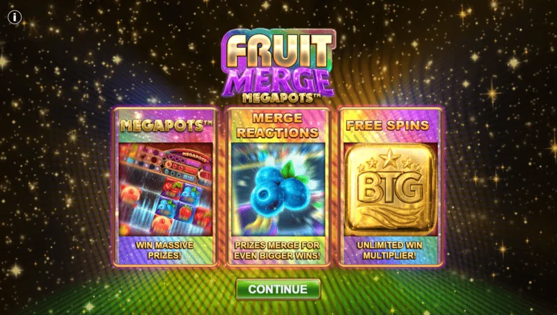 Fruit Merge Megapots - jeu bonus avec Megapot Coin